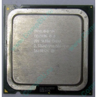 Процессор Intel Celeron D 326 (2.53GHz /256kb /533MHz) SL98U s.775 (Электрогорск)